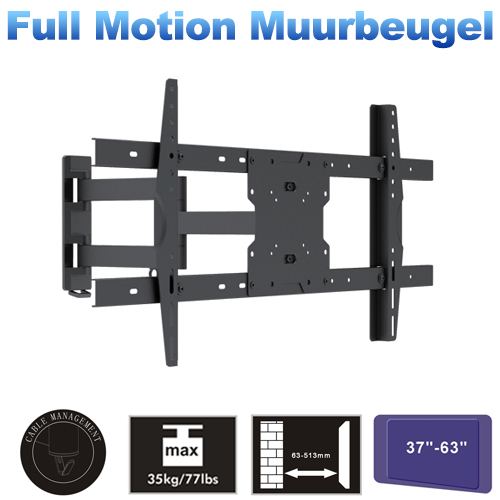 1masterdeal - Full Motion Muurbeugel (Lda07-483)