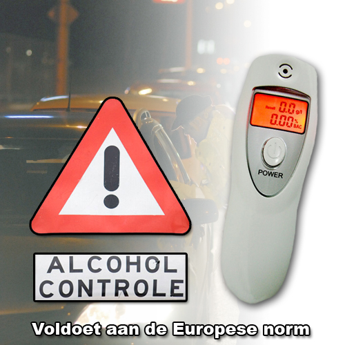 1masterdeal - Gekeurde Alcohol Tester (Ce Keurmerk)