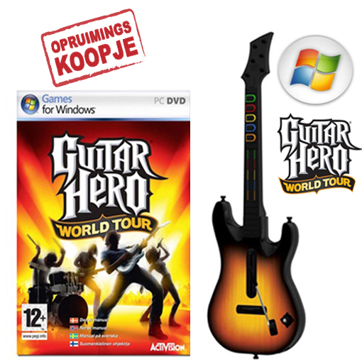 1masterdeal - Guitar Hero World Tour Inclusief Gitaar