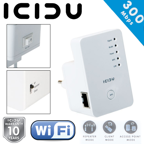 1masterdeal - Icidu Wireless Repeater 300N 1masterdeal - Icidu Wireless Repeater 300N