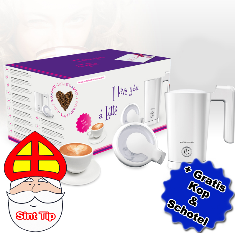 1masterdeal - Melkopschuimer+ Gratis Kop & Schotel 1masterdeal - Melkopschuimer+ Gratis Kop & Schotel