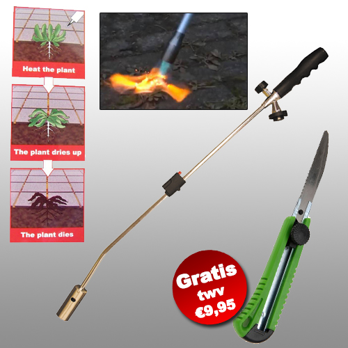 1masterdeal - Onkruidbrander + Gratis Takkenzaag