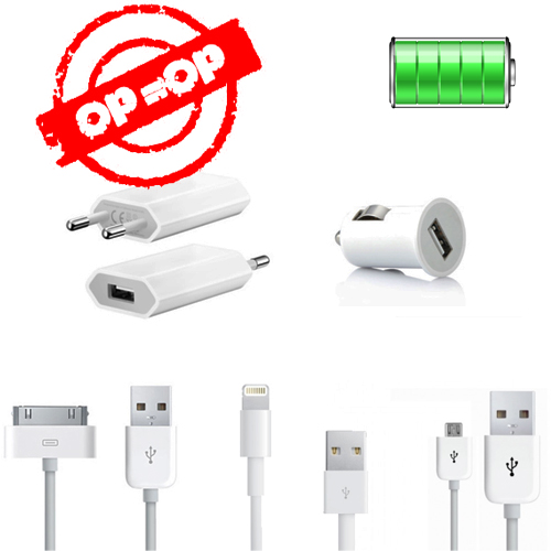 1masterdeal - Oplaadset Voor Iphone Of Smartphone 1masterdeal - Oplaadset Voor Iphone Of Smartphone