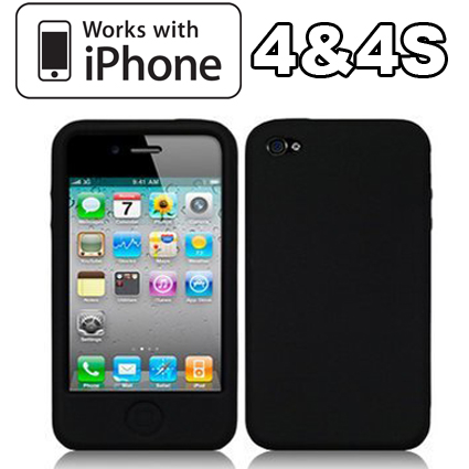 1masterdeal - Siliconen Case Voor Iphone 4/4S