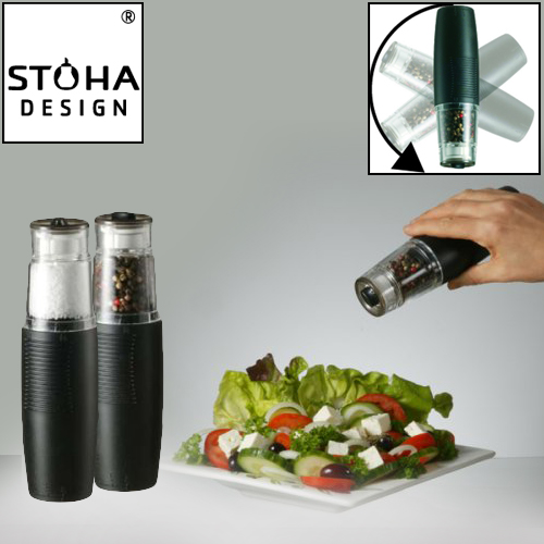 1masterdeal - Stoha Upside Down Elektrische Peper En Zout Molen 1masterdeal - Stoha Upside Down Elektrische Peper En Zout Molen