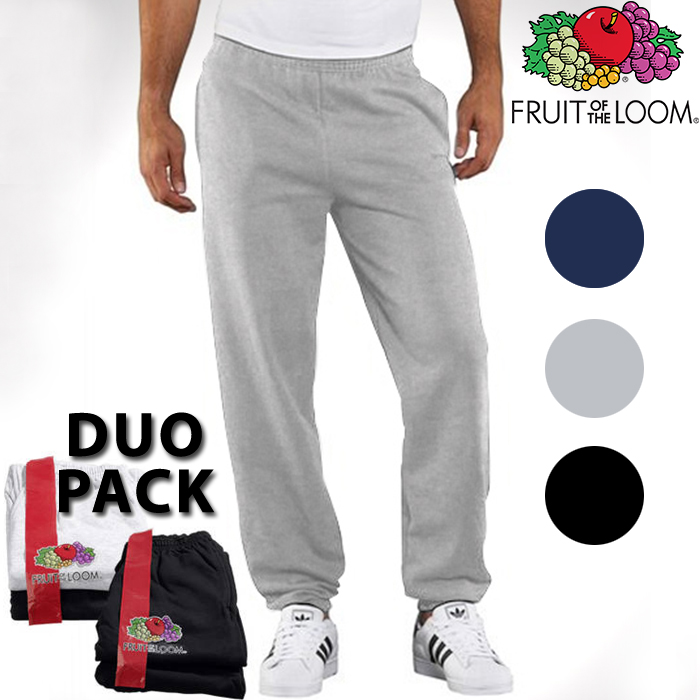 24 Deluxe - 2X Joggingbroek Van Fruit Of The Loom 24 Deluxe - 2X Joggingbroek Van Fruit Of The Loom