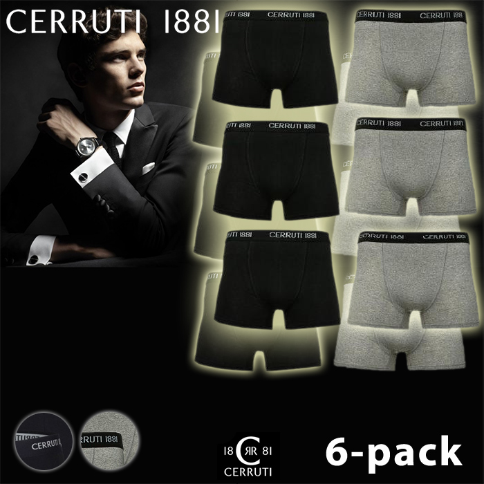 24 Deluxe - 6-Pack Stijlvolle Cerruti Boxers