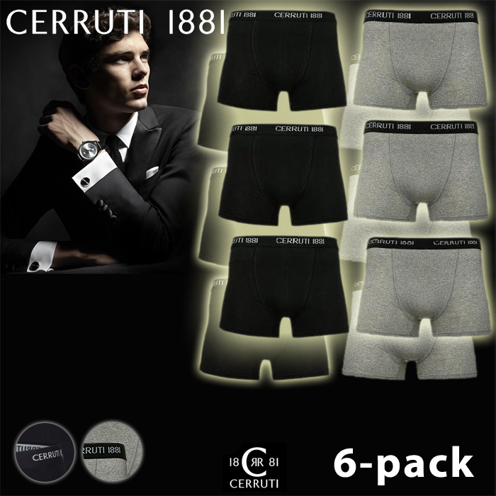 24 Deluxe - 6-Pack Stijlvolle Cerruti Boxers 24 Deluxe - 6-Pack Stijlvolle Cerruti Boxers