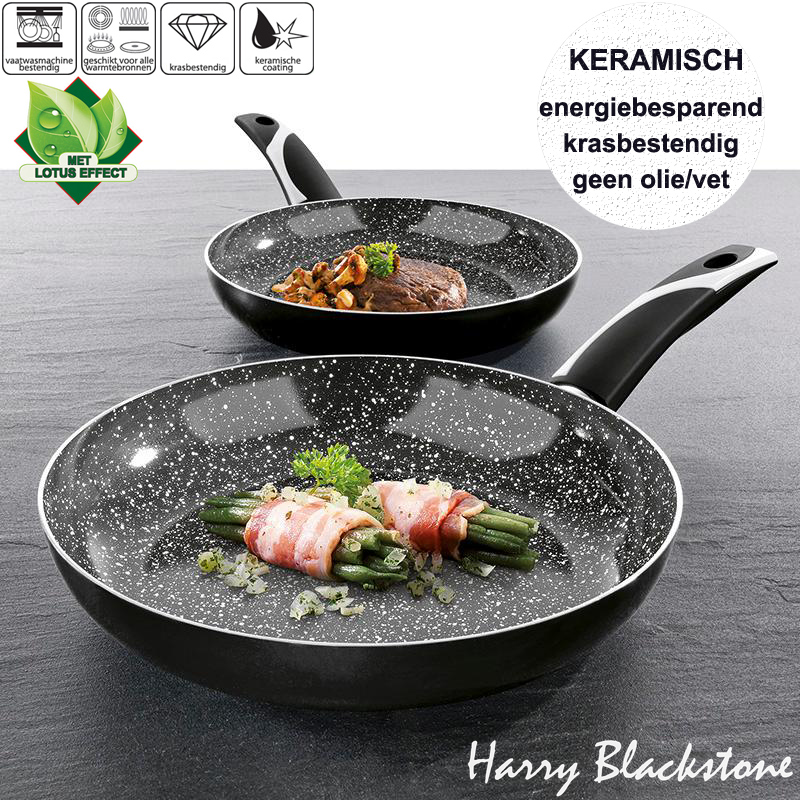 24 Deluxe - Blackstone Keramische Pannenset