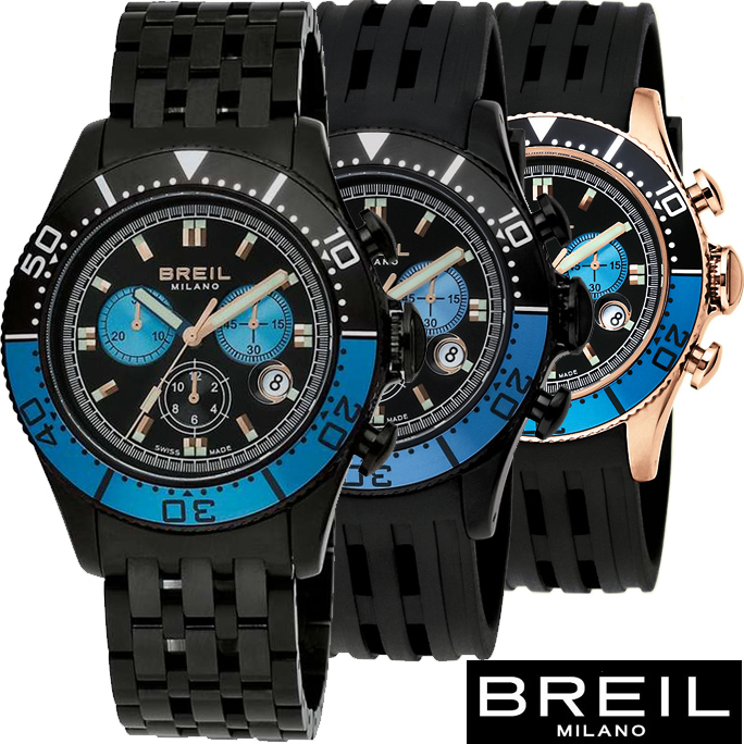 24 Deluxe - Breil Milano Manta Chronografen