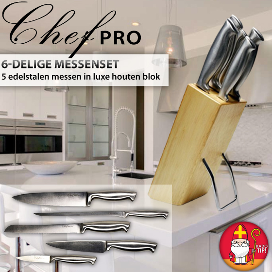 24 Deluxe - Chefpro 6-Delige Luxe Messenset 24 Deluxe - Chefpro 6-Delige Luxe Messenset