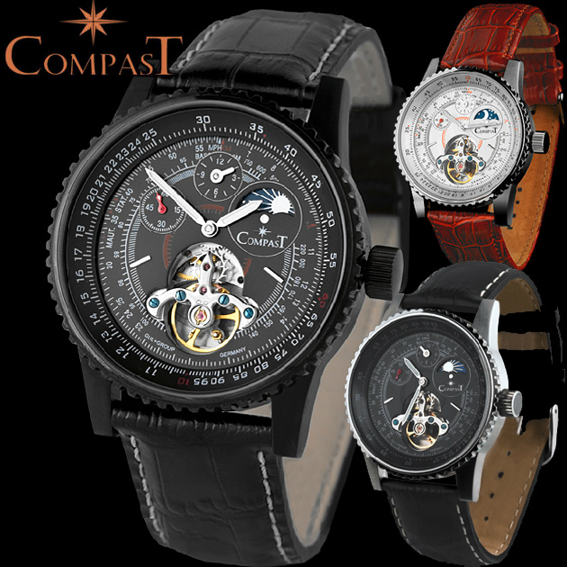 24 Deluxe - Compast Airtimer Royal Automatic Horloge