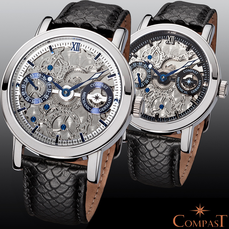 24 Deluxe - Compast Toulon Mechanisch Horloge 24 Deluxe - Compast Toulon Mechanisch Horloge