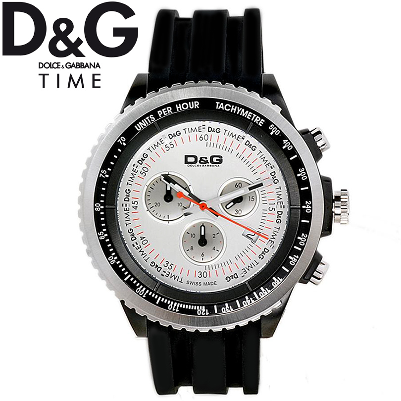 24 Deluxe - D&g Dw0380 Sportief Chronograaf Horloge