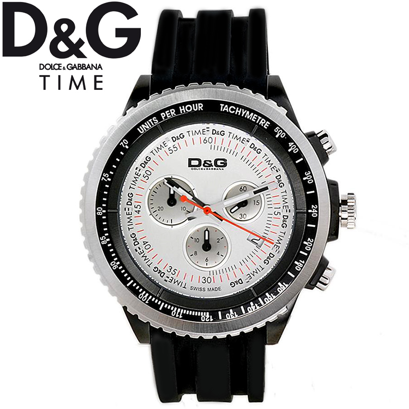 24 Deluxe - D&g Dw0380 Sportief Chronograaf Horloge 24 Deluxe - D&g Dw0380 Sportief Chronograaf Horloge