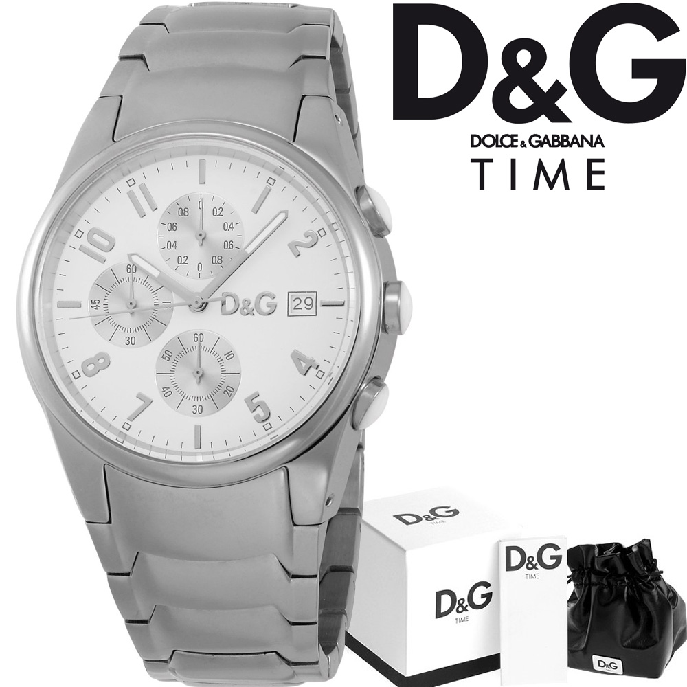 24 Deluxe - D&g Sandpiper Chronograaf Horloge