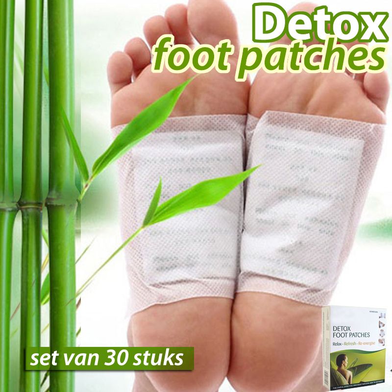 24 Deluxe - Detox Voetpleisters 30 Stuks