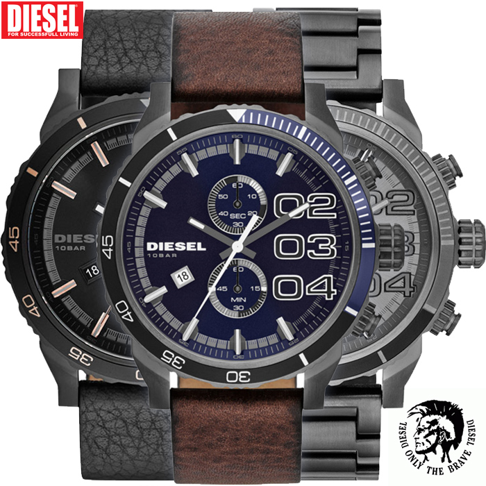24 Deluxe - Diesel Double Down Xl Horloges 24 Deluxe - Diesel Double Down Xl Horloges