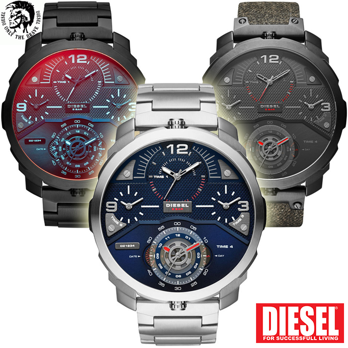 24 Deluxe - Diesel Machinus Horloge
