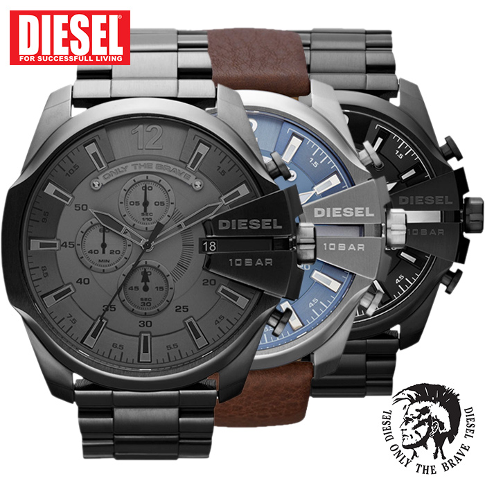 24 Deluxe - Diesel Mega Chief Xxl Horloges