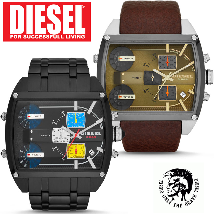 24 Deluxe - Diesel Mothership Chronograaf Horloge