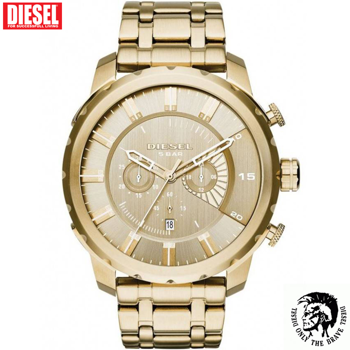 24 Deluxe - Diesel Stronghold Dz4376 Horloge