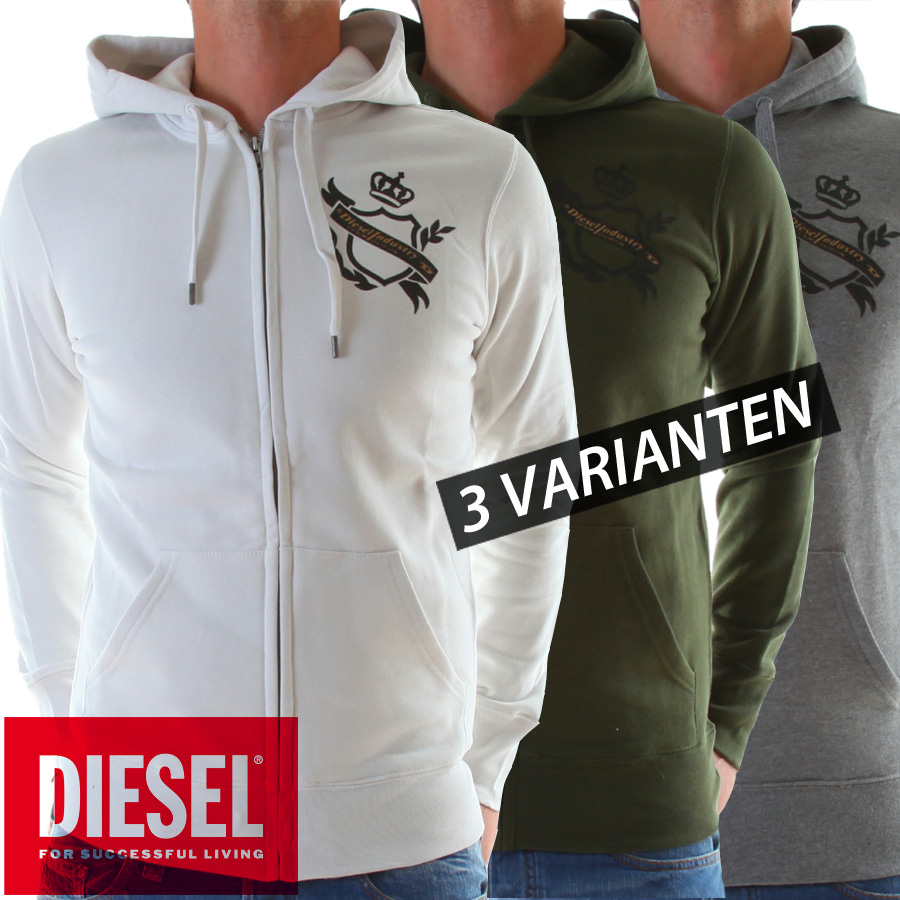 24 Deluxe - Diesel Sweater Met Capuchon