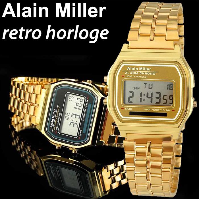 24 Deluxe - Digitaal Retro Horloge