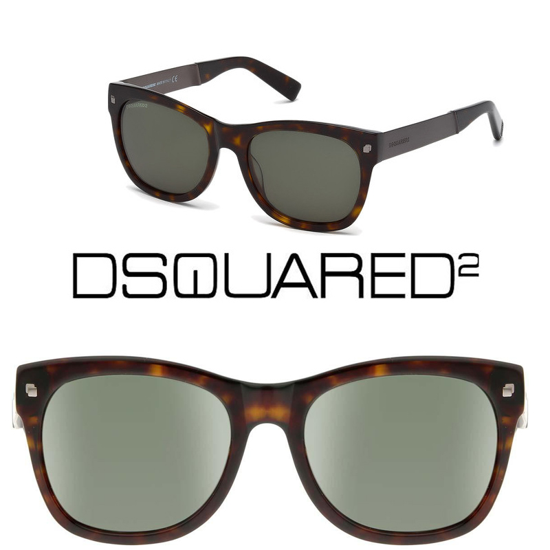 24 Deluxe - Dsquared² Wayfarer Zonnebril 24 Deluxe - Dsquared² Wayfarer Zonnebril