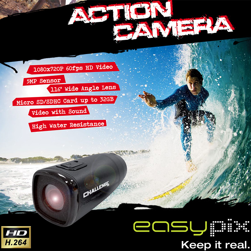 24 Deluxe - Easypix Action Hd Camera