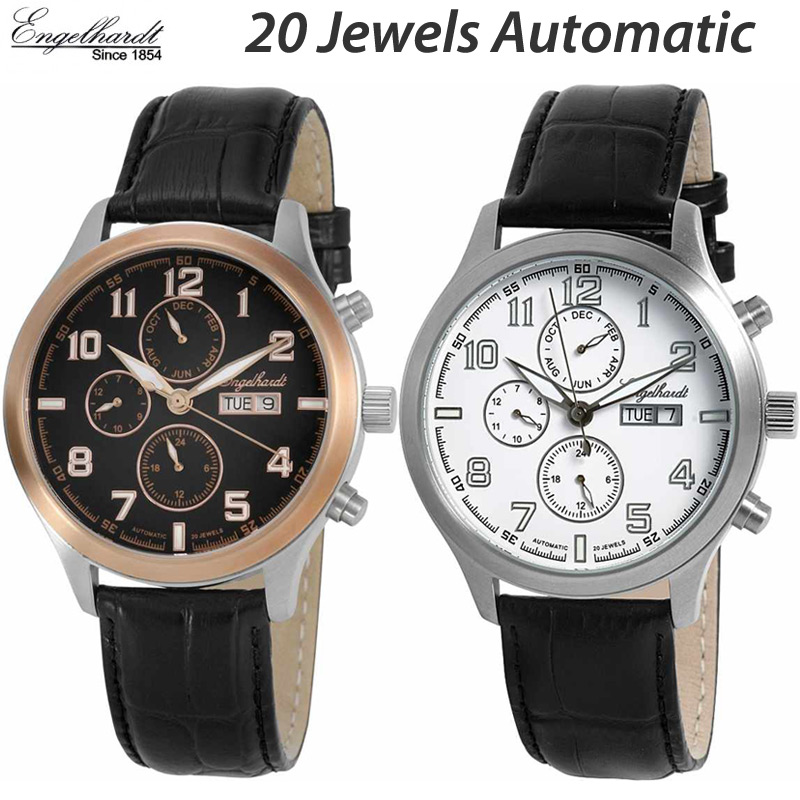 24 Deluxe - Engelhardt Herenhorloge Automaat 24 Deluxe - Engelhardt Herenhorloge Automaat
