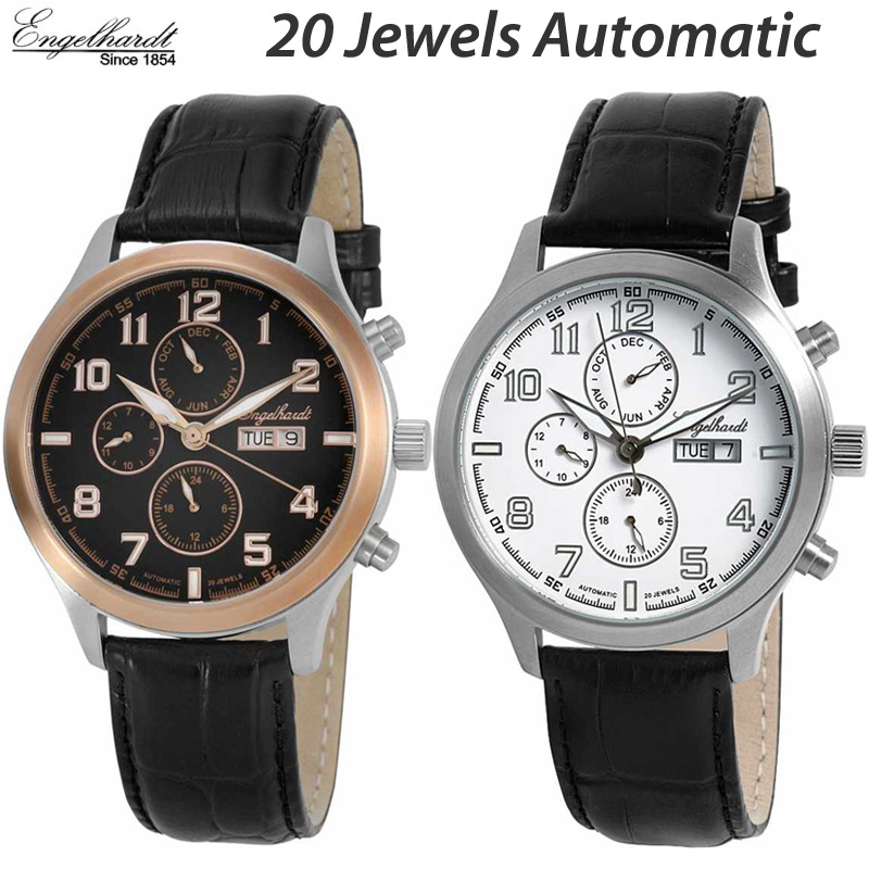 24 Deluxe - Engelhardt Herenhorloge Automaat