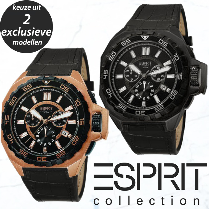24 Deluxe - Esprit Collection Asopos Xxl Horloges 24 Deluxe - Esprit Collection Asopos Xxl Horloges