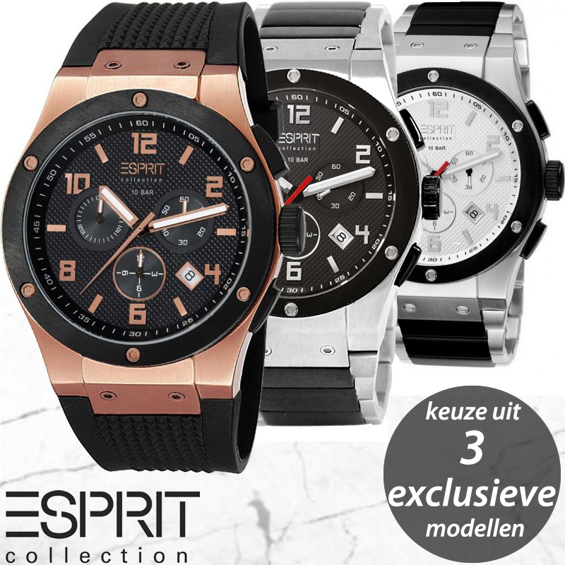 24 Deluxe - Esprit Collection Phorkus Chronograaf