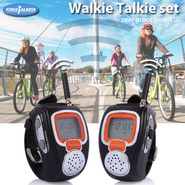 24 Deluxe - Freetalker Walkie-talkie Polshorloge