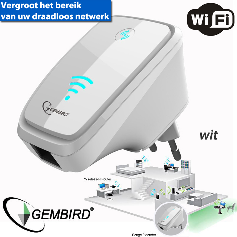 24 Deluxe - Gembird Wifi Versterker 24 Deluxe - Gembird Wifi Versterker