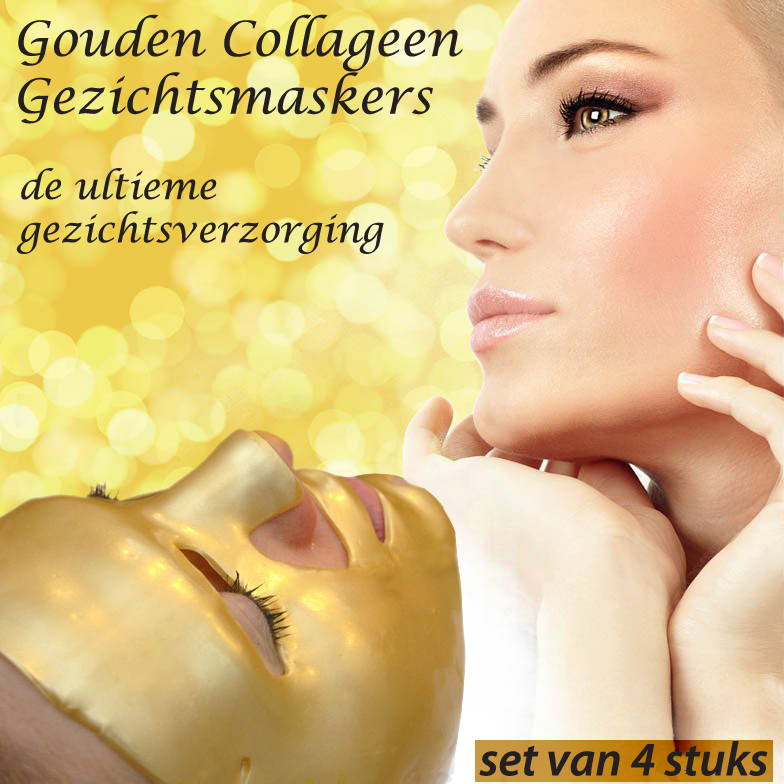 24 Deluxe - Gouden Collageen Gezichtsmasker