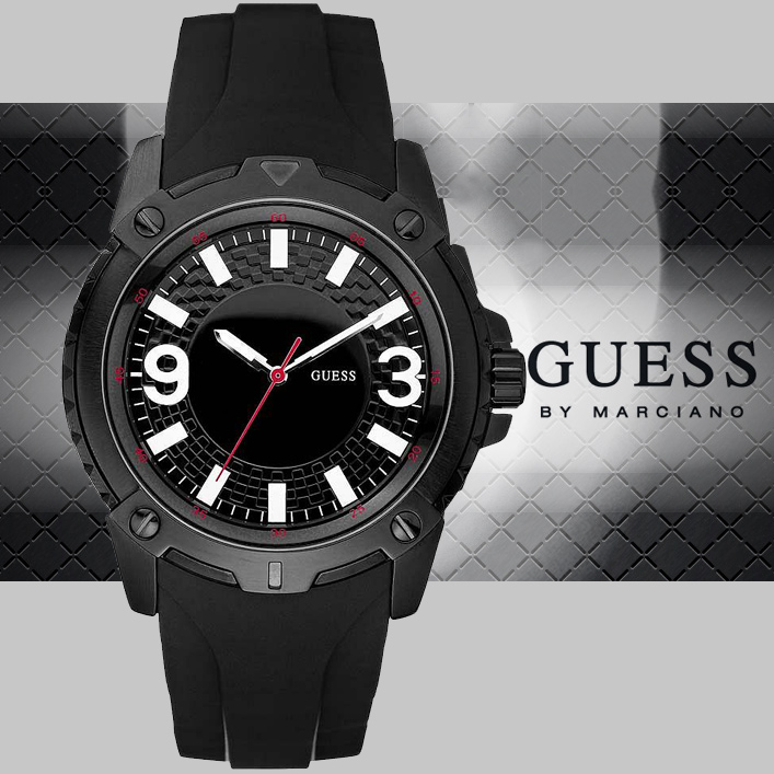 24 Deluxe - Guess Black Verve Horloge 24 Deluxe - Guess Black Verve Horloge