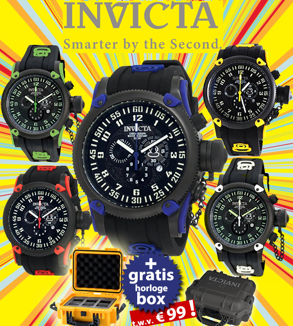 24 Deluxe - Invicta Russian Diver Chronograaf Xxl