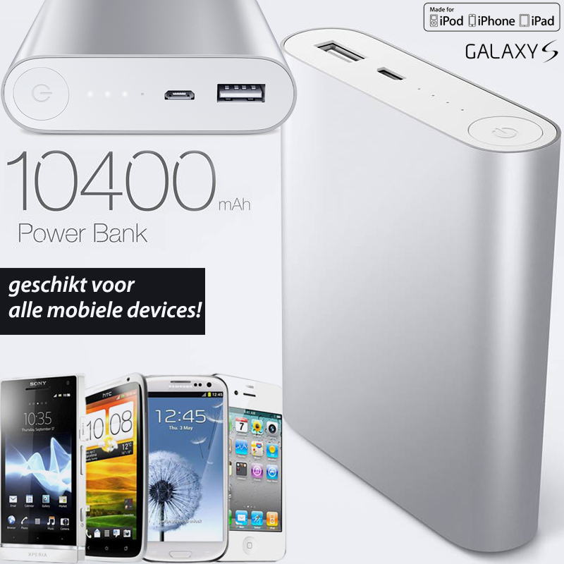24 Deluxe - Krachtige Design Powerbank 10400Mah 24 Deluxe - Krachtige Design Powerbank 10400Mah