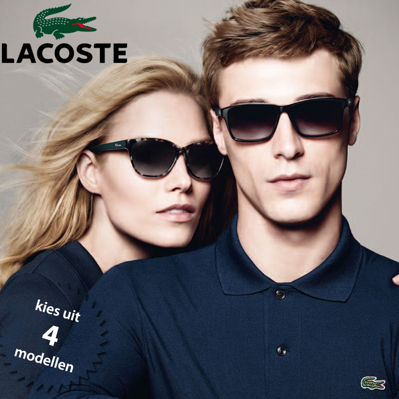 24 Deluxe - Lacoste Wayfarer Zonnebrillen 24 Deluxe - Lacoste Wayfarer Zonnebrillen