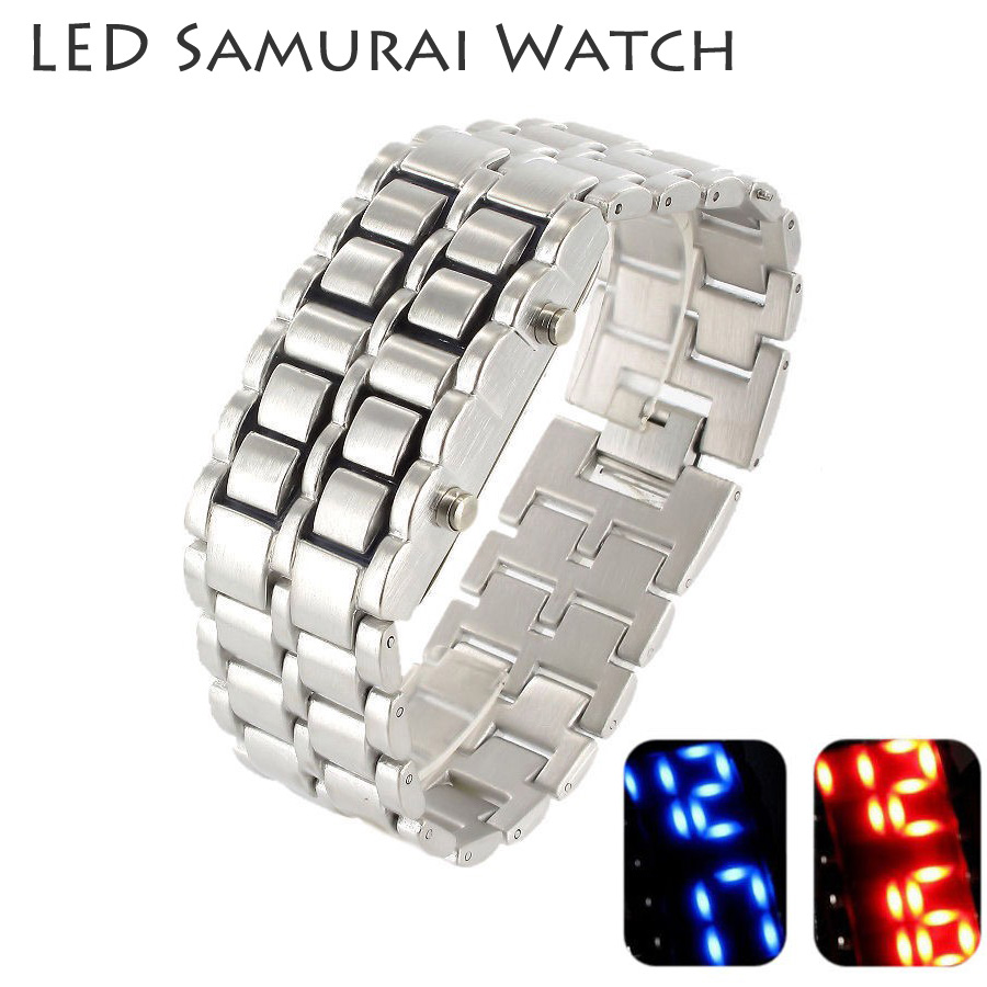 24 Deluxe - Led Samurai Design Horloge