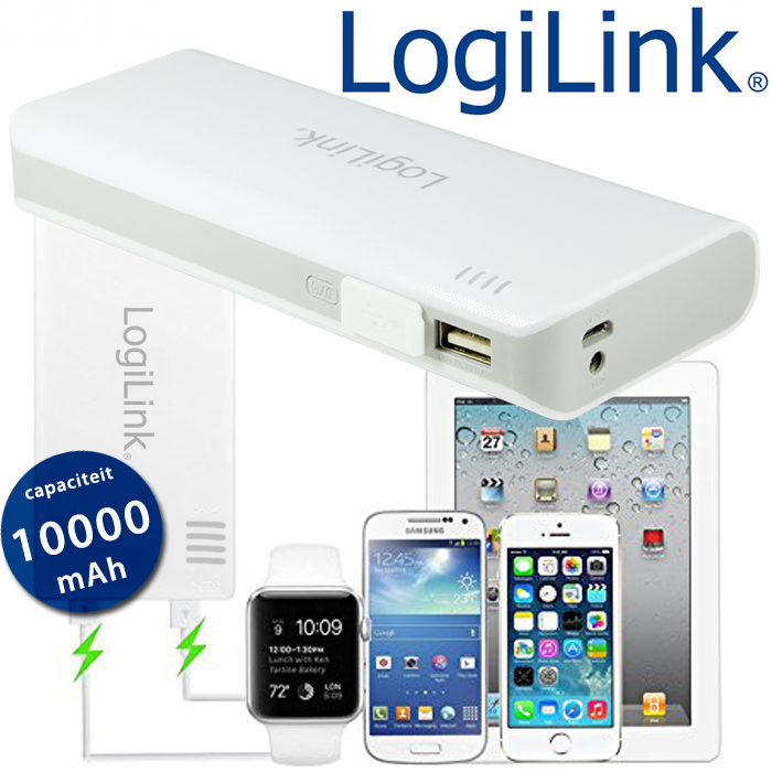 24 Deluxe - Logilink 10000Mah Dual Usb Powerbank 24 Deluxe - Logilink 10000Mah Dual Usb Powerbank