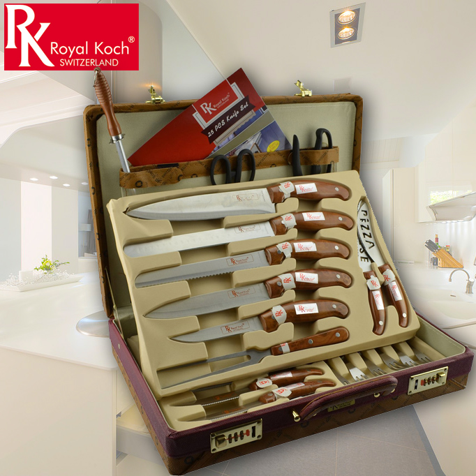 24 Deluxe - Luxe 25-Delige Messenset Van Royalty Line 24 Deluxe - Luxe 25-Delige Messenset Van Royalty Line