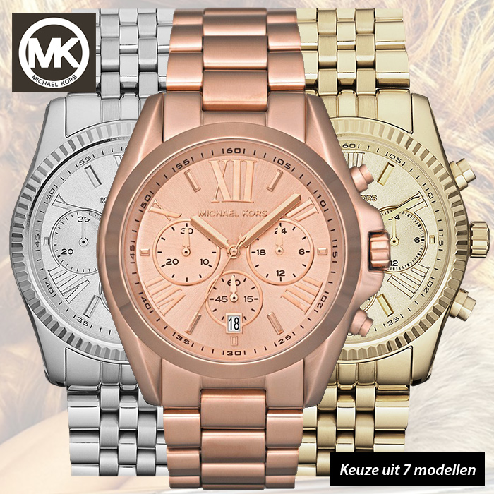 24 Deluxe - Michael Kors Horloge Actie 24 Deluxe - Michael Kors Horloge Actie