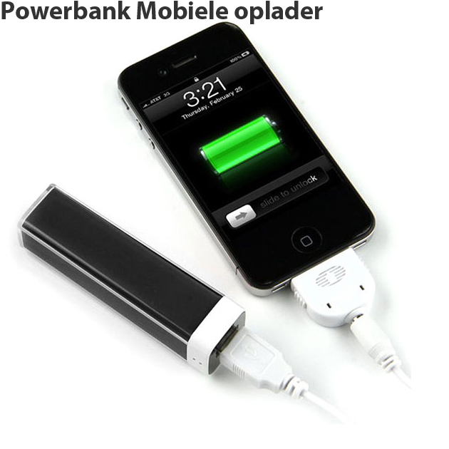 24 Deluxe - Mini Mobiele Powerbank 2800Mah