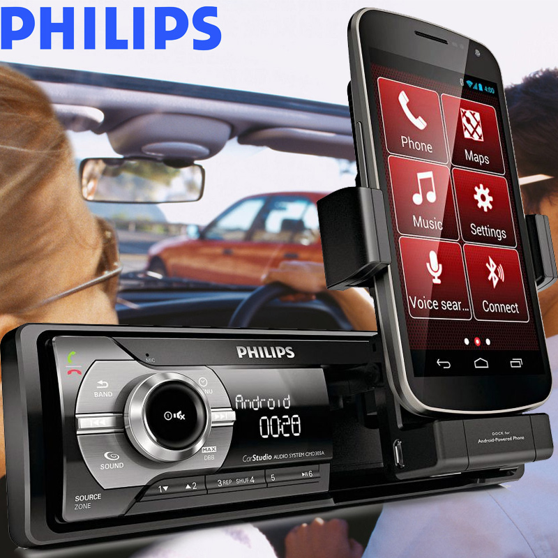 24 Deluxe - Philips Autoradio Met Iphone Android Dock 24 Deluxe - Philips Autoradio Met Iphone Android Dock