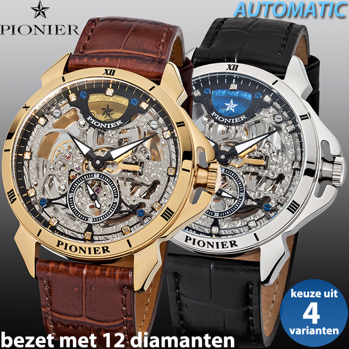 24 Deluxe - Pionier Malibu Skeleton Horloges