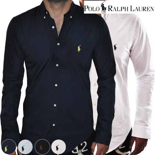 24 Deluxe - Polo Ralph Lauren Slim Fit Overhemd 24 Deluxe - Polo Ralph Lauren Slim Fit Overhemd