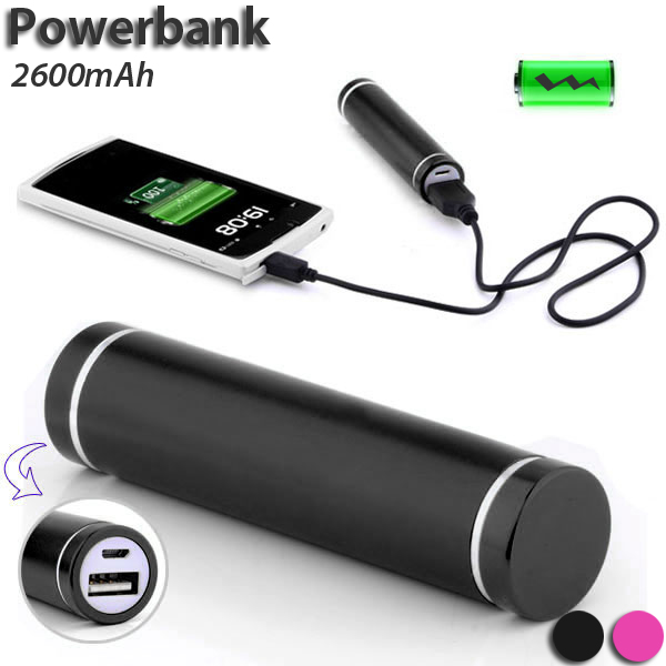 24 Deluxe - Powertube 2600Mah Powerbank